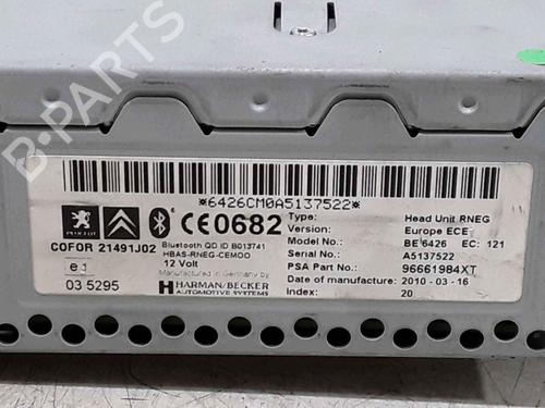 Radio PEUGEOT 207 (WA_, WC_) 1.6 HDi | BP25189812E6 