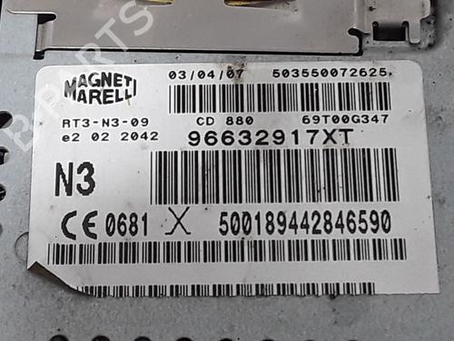 Radio PEUGEOT 207 (WA_, WC_) 1.6 16V Turbo | BP25189780E6