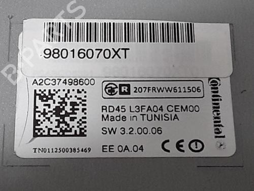 Bilradio CITROËN C3 II (SC_) 1.2 VTi 82 | BP25189194E6 
