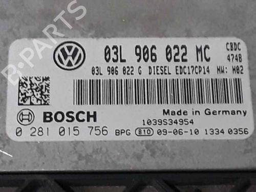 Motorstyringsenhet VW GOLF VI (5K1)  | BP25765625M57 