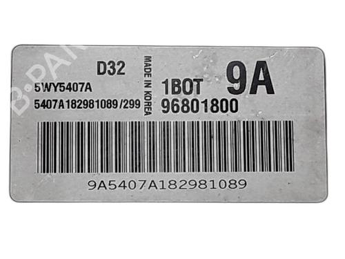 Elektronisk modul CHEVROLET MATIZ (M200, M250) 0.8 | BP29621039M83 