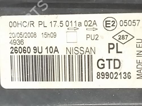 Left headlight NISSAN NOTE (E11, NE11) 1.5 dCi | BP39179083C28 - Image 2