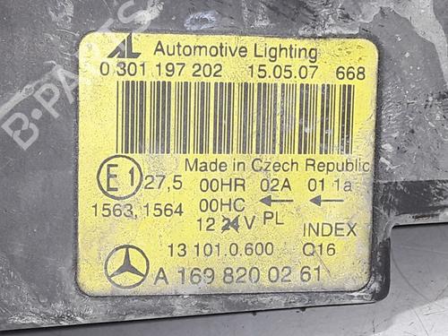 Right headlight MERCEDES-BENZ A-CLASS (W169) A 180 CDI (169.007, 169.307) | BP25182428C29
