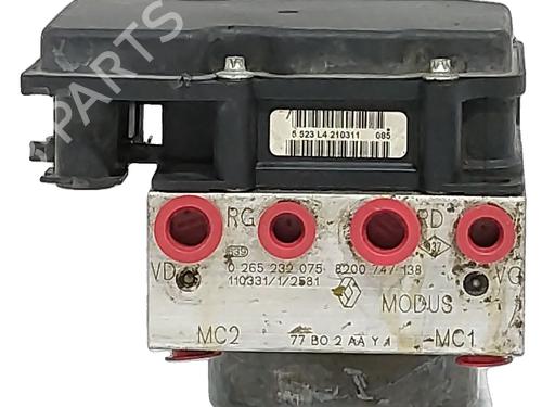 Used ABS pump ABS pump RENAULT MODUS / GRAND MODUS (F/JP0_) 1.5 dCi 75 (75 hp) 36281780 36281780