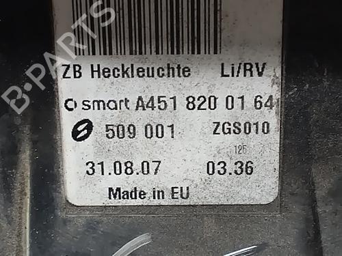 left-taillight-smart-fortwo-coupe-451-2007-31366127 main image