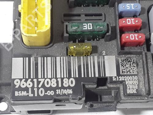 Fuse box PEUGEOT 207 (WA_, WC_) 1.4 HDi | BP25178904E1 