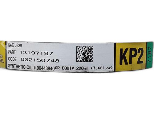 AC compressor OPEL VECTRA C GTS (Z02) 1.9 CDTI (F68) | BP28800613M34