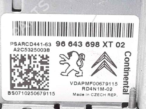 Radio CITROËN C3 I (FC_, FN_) 1.4 HDi | BP25189621E6 