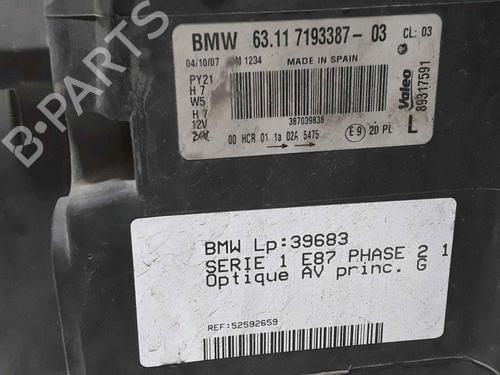 Left headlight BMW 1 (E87) 118 d | BP25182141C28 