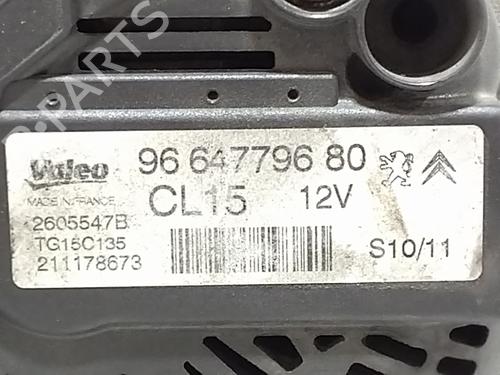 Alternator CITROËN C4 II (NC_) 1.6 HDi 90 | BP39641996M7 - Image 2