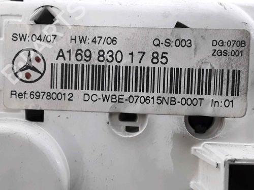 Climate control MERCEDES-BENZ A-CLASS (W169) A 180 CDI (169.007, 169.307) | BP25170637I5 