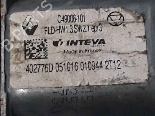 Front left window mechanism RENAULT MEGANE IV Hatchback (B9A/M/N_) 1.5 dCi 110 (B9A3) | BP25186175C22 