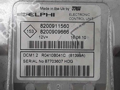 Engine control unit (ECU) RENAULT CLIO III (BR0/1, CR0/1) 1.5 dCi (C/BR0G, C/BR1G) | BP25194561M57 