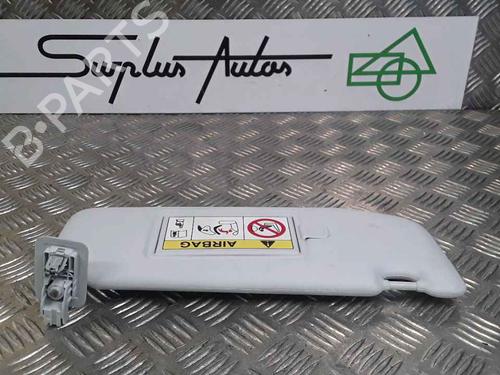 Right sun visor PEUGEOT 208 I (CA_, CC_) 1.2 VTI 82 | BP25159465I2
