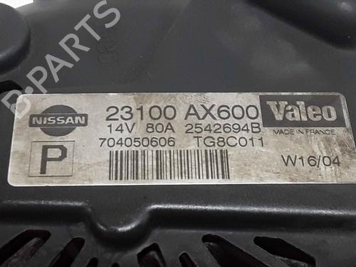 Alternator NISSAN MICRA III (K12) 1.4 16V | BP25179188M7 