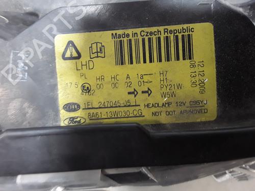Left headlight FORD FIESTA VI (CB1, CCN) 1.4 TDCi | BP26510442C28 