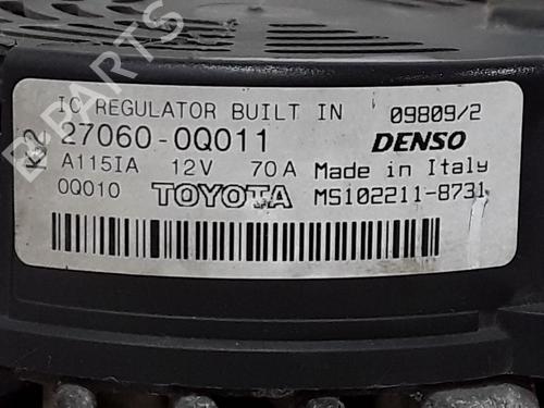 Alternator CITROËN C1 (PM_, PN_) 1.0 | BP30310376M7 - Image 2