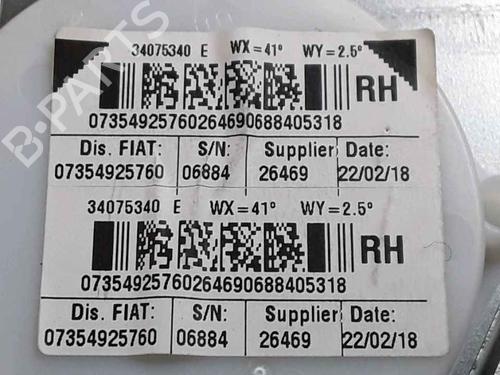 Rear right belt tensioner FIAT 500 (312_) 1.2 (312AXA1A) | BP25162540C90