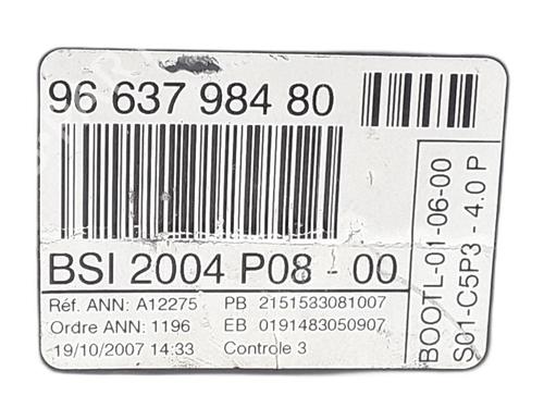 Elektronisk modul PEUGEOT 207 (WA_, WC_) 1.6 HDi | BP29756505M83