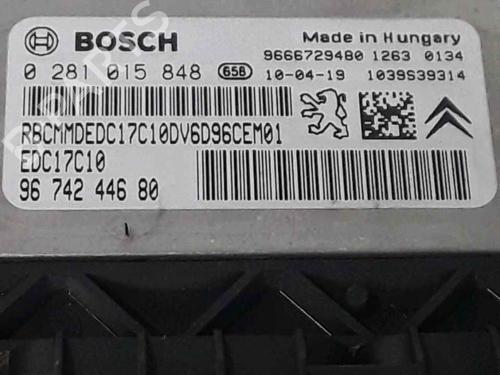 Engine control unit (ECU) CITROËN C3 II (SC_) 1.6 HDi | BP25195439M57 