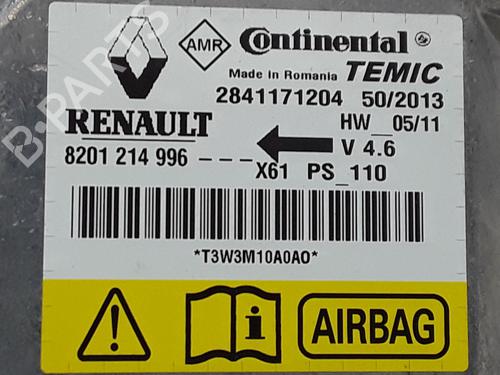 ECU airbags RENAULT KANGOO Express (FW0/1_) 1.5 dCi 70 (FW0A, KW0V) | BP29344272M53 