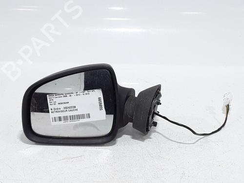 Used Left mirror DACIA SANDERO 1.4 MPI LPG (72 hp) 25187061