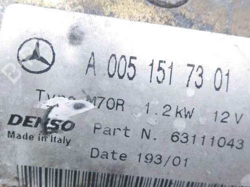 Starter MERCEDES-BENZ C-CLASS Coupe (CL203) C 230 Kompressor (203.747) | BP25177703M8 