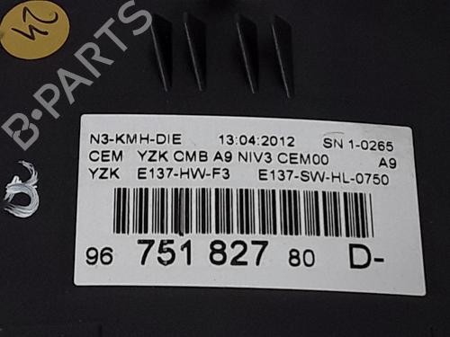 Instrument cluster PEUGEOT 208 I (CA_, CC_) 1.6 HDi | BP25172551C47 