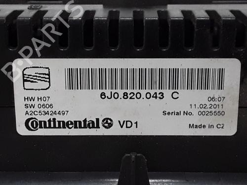 Climate control SEAT IBIZA IV (6J5, 6P1) 1.6 TDI | BP30187256I5