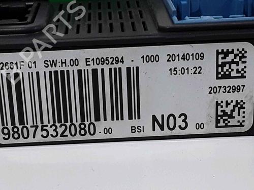 Engine control unit (ECU) PEUGEOT 208 I (CA_, CC_) 1.2 VTI 82 | BP25195111M57 