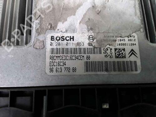 Engine control unit (ECU) CITROËN C4 I (LC_) 1.6 HDi | BP25194627M57 