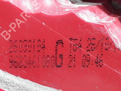 Left tailgate light PEUGEOT 3008 I MPV (0U_) 1.6 HDi | BP31934682C79