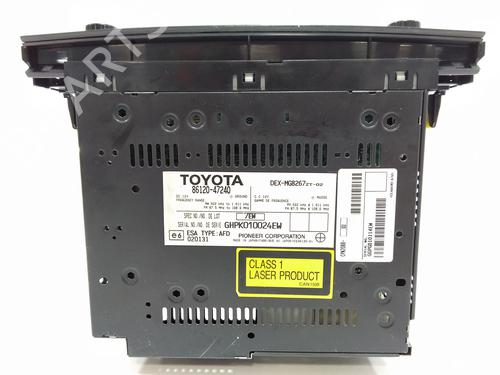 Radio TOYOTA PRIUS Liftback (_W2_) 1.5 Hybrid (NHW20_, NHW20R) | BP25450901E6 