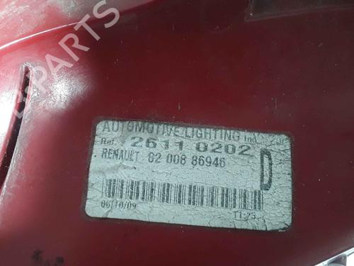 Right taillight RENAULT CLIO III (BR0/1, CR0/1) 1.5 dCi (C/BR0G, C/BR1G) | BP25193052C35 