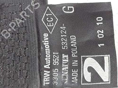 Rear left seatbelt RENAULT TWINGO II (CN0_) 1.2 16V (CN04, CN0B) | BP40025016I29 - Image 2