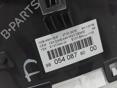 Instrument cluster PEUGEOT 2008 I (CU_) 1.6 HDi | BP25172587C47 