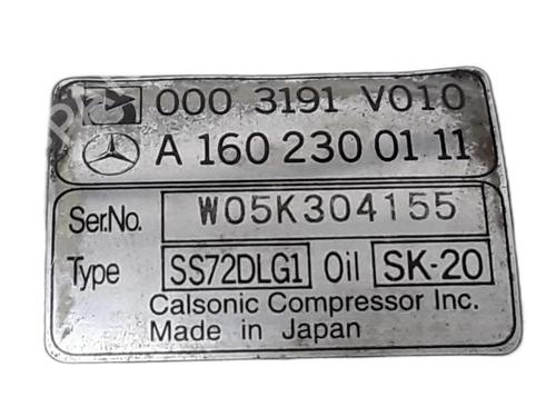 AC compressor SMART FORFOUR (454) 1.5 CDI (454.000) | BP28572270M34