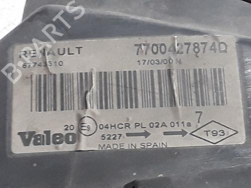 Left headlight RENAULT MEGANE I (BA0/1_) 1.9 dTi (BA08, BA0N) | BP29621071C28 