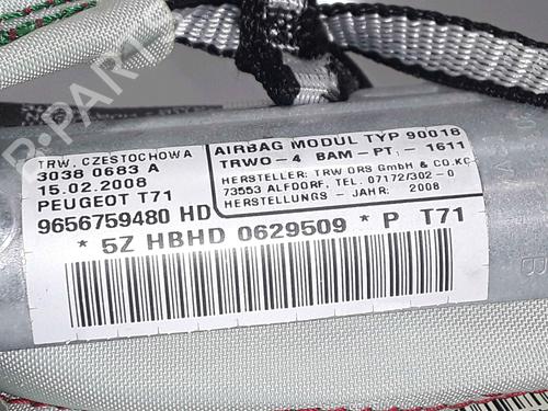 Left curtain airbag PEUGEOT 308 I (4A_, 4C_) 1.6 HDi | BP25160013C11 