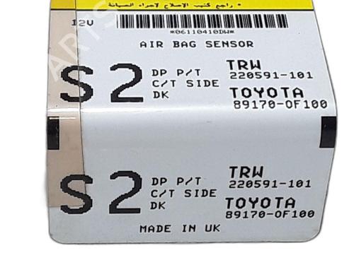 ECU airbags TOYOTA VERSO (_R2_) 2.0 D-4D (AUR20_, AUR20R) | BP29344190M53 
