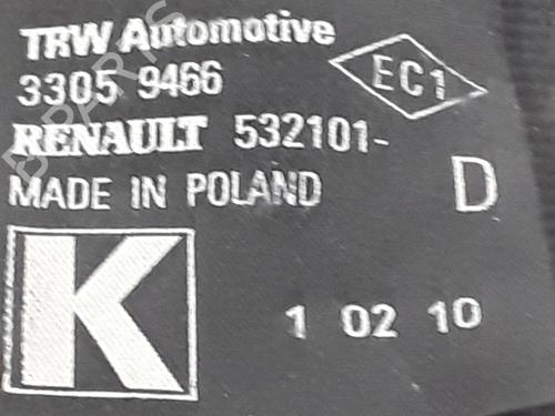 Front right seatbelt RENAULT TWINGO II (CN0_) 1.2 16V (CN04, CN0B) | BP40025017I25 - Image 2