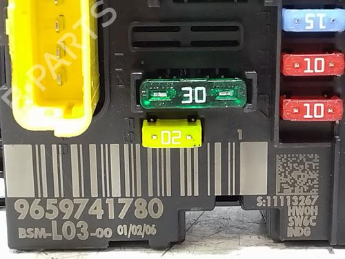 Fuse box CITROËN C2 (JM_) 1.1 | BP30949315E1