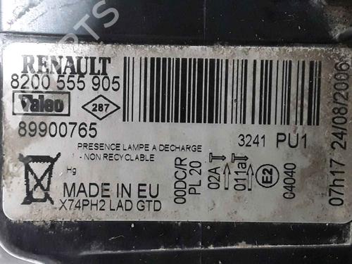 Left headlight RENAULT LAGUNA II (BG0/1_) 2.0 dCi (BG1T) | BP25182017C28 