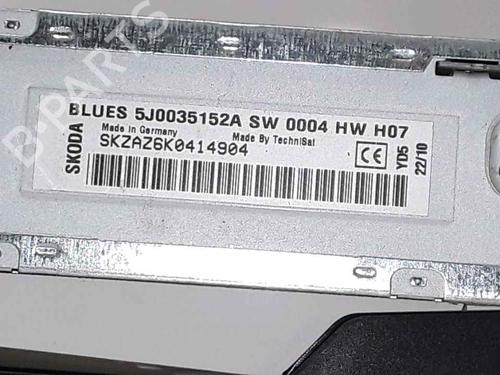 Radio SKODA FABIA II (542) 1.6 TDI | BP25189437E6 