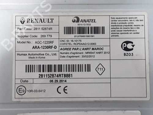 Radio RENAULT CLIO IV (BH_) 1.5 dCi 90 | BP25189897E6 