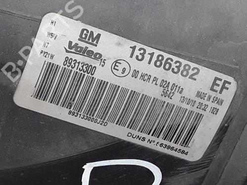 Right headlight OPEL CORSA D (S07) 1.4 (L08, L68) | BP30806182C29