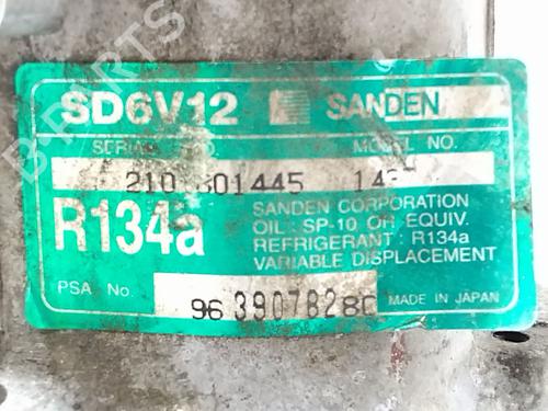 AC compressor PEUGEOT 307 (3A/C) 2.0 HDi 110 | BP27354543M34 