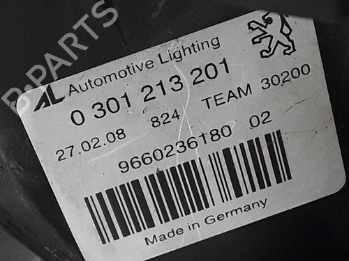 Left headlight PEUGEOT 407 (6D_) 1.6 HDi 110 (6D9HZC, 6D9HYC) | BP31820385C28 - Image 2