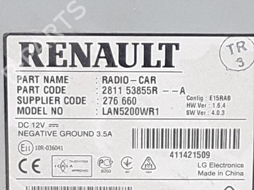 Radio DACIA DUSTER (HS_) 1.5 dCi | BP36052872E6 - Image 2