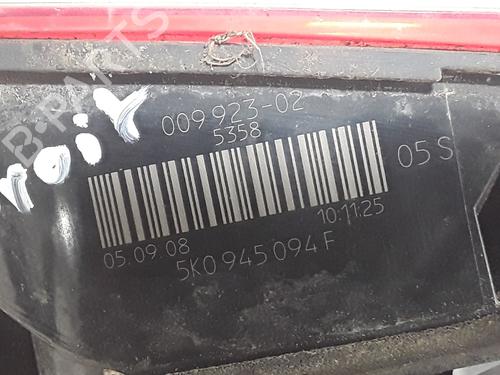 Right tailgate light VW GOLF VI (5K1) 1.4 TSI | BP25192913C80 